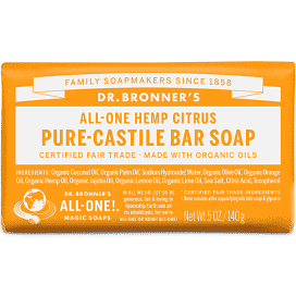 Dr. Bronner Soap Bar Hemp Citrus