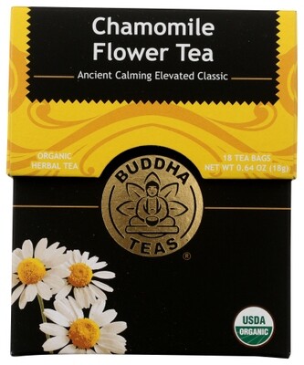 Buddha Tea Organic Chamomile Flower Tea 18 Bags