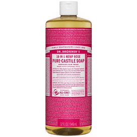 Dr. Bronner 18 In 1 Hemp Rose Pure Castile Soap