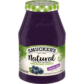 Smuckers Natural Concord Grape Spread