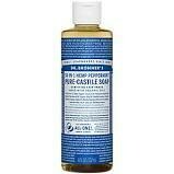 Dr. Bronner Pure Castile Peppermint Oil Liquid Soap 8 oz
