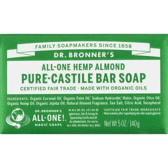 Dr. Bronner Soap Bar Hemp Almond