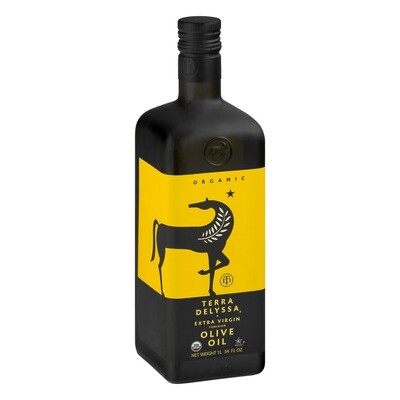 Terra Delyssa Organic Cold Press Extra Virgin Olive Oil 34 Oz.