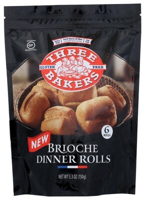 Three Bakers Brioche Dinner Rolls