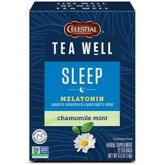 Celestial Seasonings TeaWell Organic Sleep Chamomile Mint Tea 12 bags