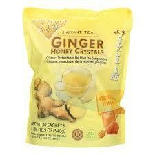 Prince Of Peace Ginger Beverage Honey Crystals Bag 30 Ct