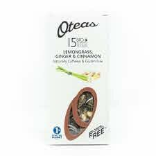 Oteas Organic Lemongrass Ginger And Cinnamon