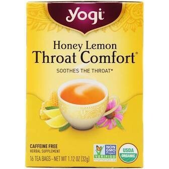 Yogi Throat Comfort Honey Lemon Tea
