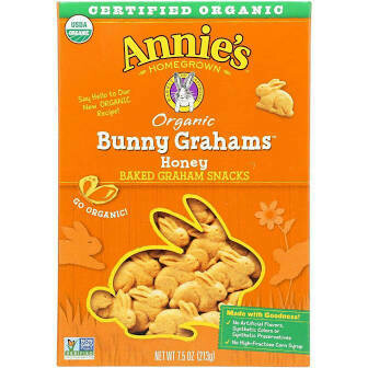 Annie's Organic Bunny Grahams Honey Annie's Organic Bunny Grahams Honey