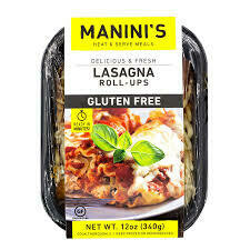 Manini's Heat & Serve Lasagna Roll Ups Gluten-free 12 oz