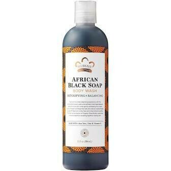 Nubian Heritage African Black Soap Body Wash 13 oz.