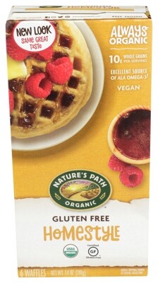 Nature's Path Organic Gluten Free Homestyle Waffles