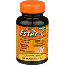 Ester-C 500mg. 60 Vegetarian Caps