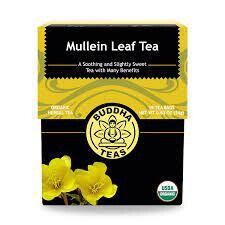 Buddha Tea Organic Mullein Leaf Tea 18 Bags