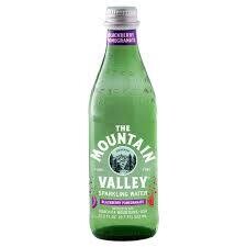 The Mountain Valley Sparkling Water Blackberry Pomegranate 1L