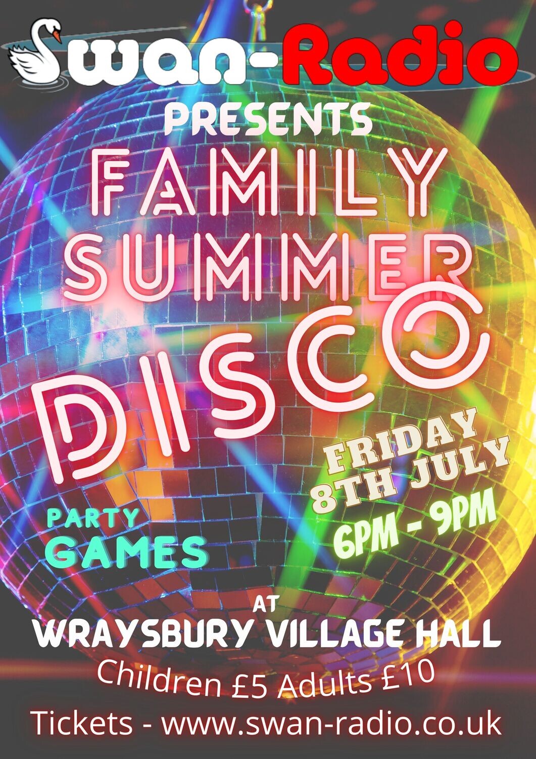 Family Summer Party - (1 Adult & 1 Child) - Fri 8th July 22