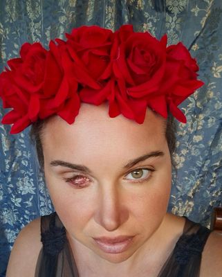Materiale utilizzato nei set. CERCHIETTO &quot;ROSA&quot;