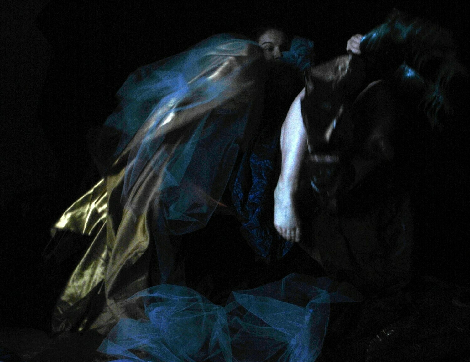 "La Vergine delle Rocce" Selfportrait ©Ilaria Facci