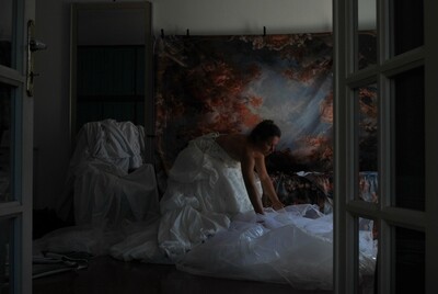 "La vestizione della sposa" # 2 Selfportrait ©Ilaria Facci