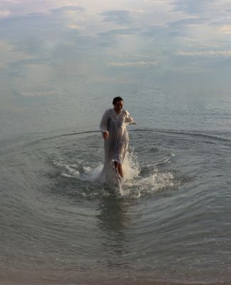 "La mia terra è il Mare"  #6 Selfportrait ©Ilaria Facci