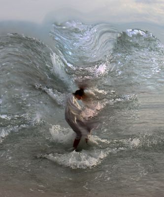 "La mia terra è il Mare"  #3 Selfportrait ©Ilaria Facci