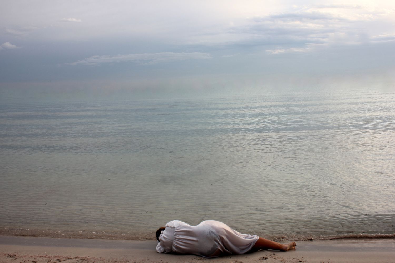 "La mia terra è il Mare"  #1 Selfportrait ©Ilaria Facci