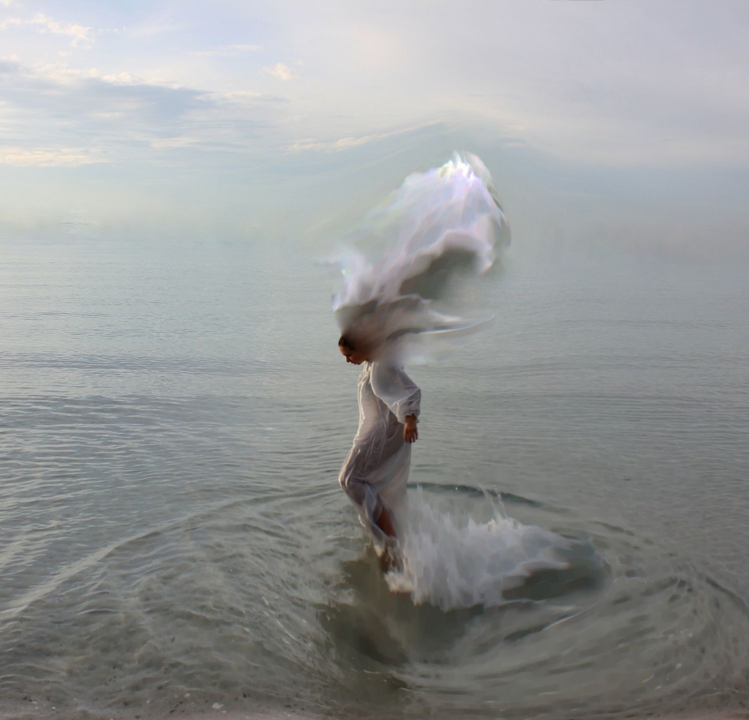 "La mia terra è il Mare"  #4 Selfportrait ©Ilaria Facci