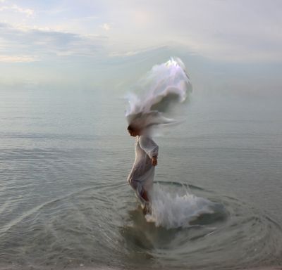 "La mia terra è il Mare"  #4 Selfportrait ©Ilaria Facci