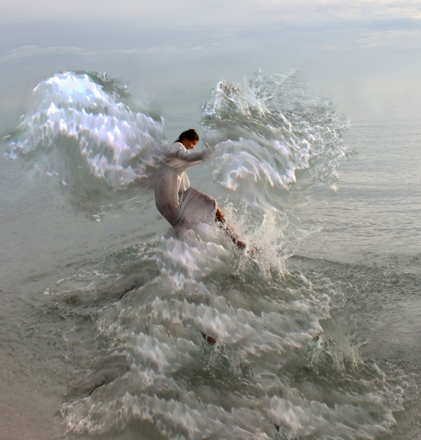 "La mia terra è il Mare"  #8 Selfportrait ©Ilaria Facci