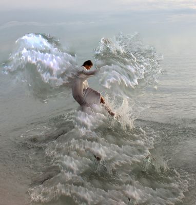 "La mia terra è il Mare"  #8 Selfportrait ©Ilaria Facci