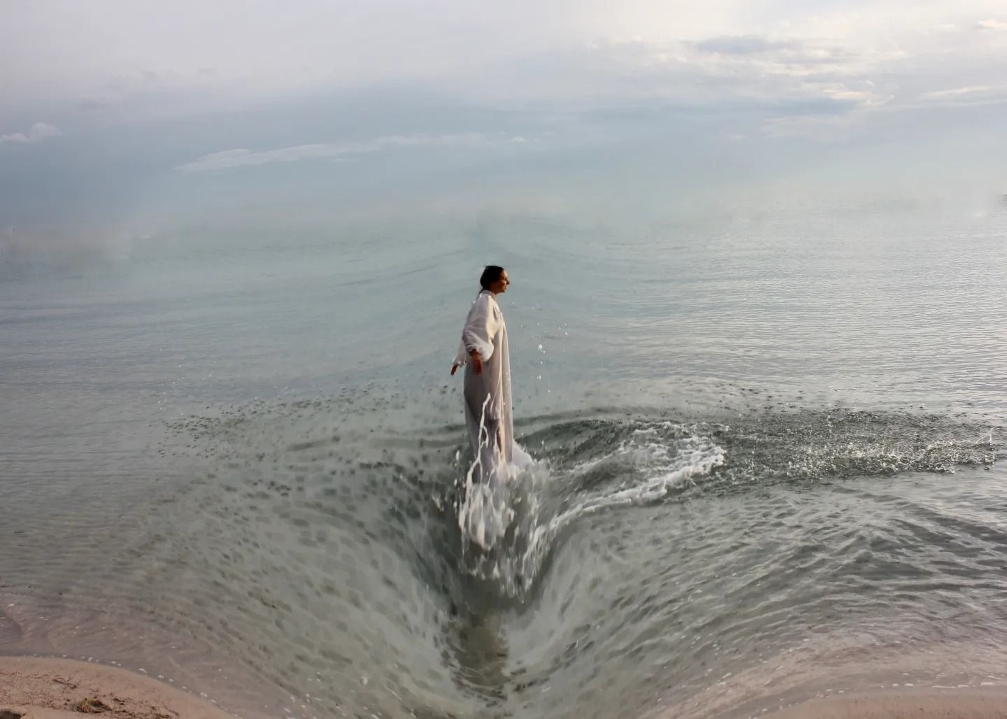 "La mia terra è il Mare"  #9 Selfportrait ©Ilaria Facci