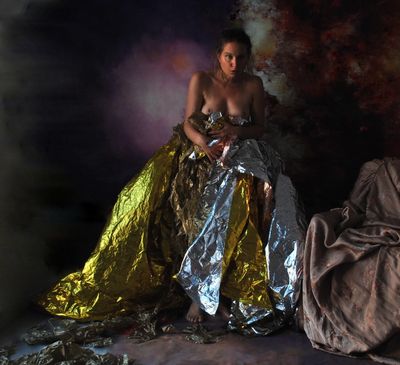"Stracci d'Oro" # 1 Selfportrait ©Ilaria Facci