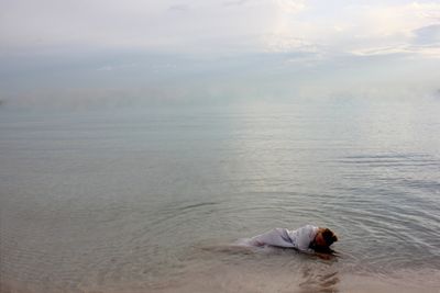 "La mia terra è il mare " # 17 Selfportrait ©Ilaria Facci