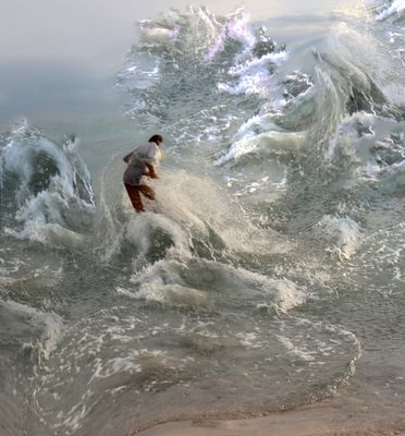 "La mia terra è il mare " # 15 Selfportrait ©Ilaria Facci