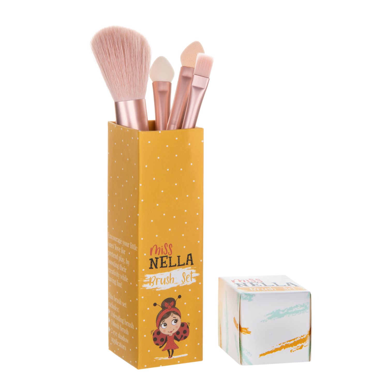 Miss Nella Makeup Brush Set – Kids Makeup Accessories