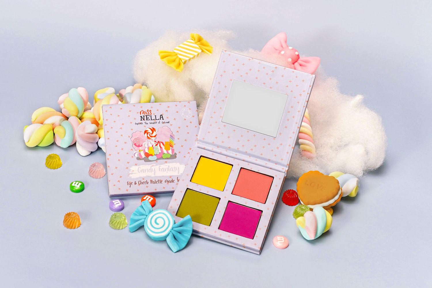 Miss Nella Eye &amp; Cheek Palette – Kids Makeup Set