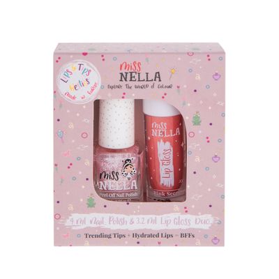 Miss Nella Lip &amp; Nail Duo – Glitz &amp; Glam Kids Set