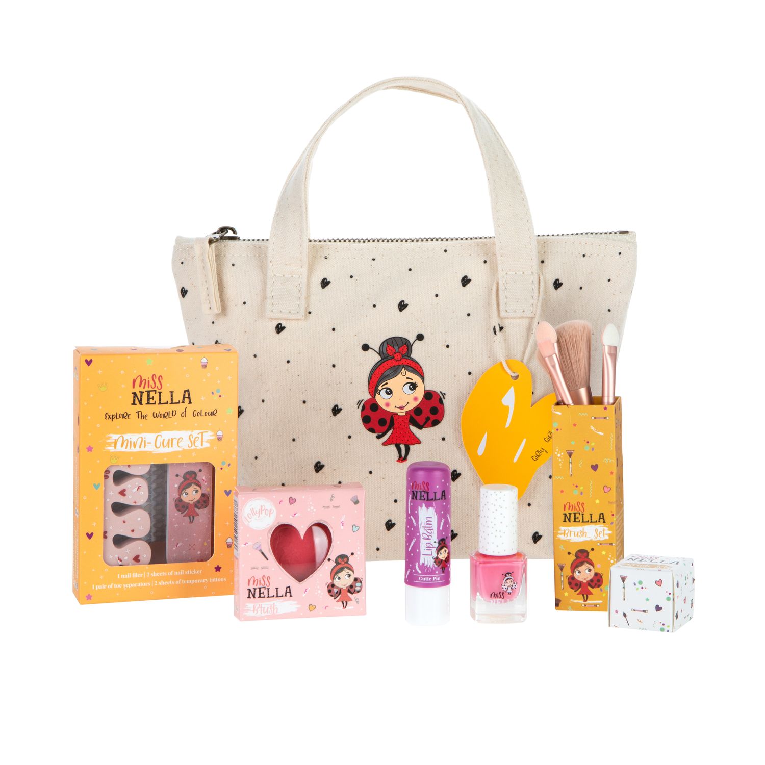 Miss Nella Girly Girl Essentials Set – Kids Makeup Kit