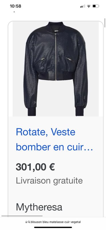 Blouson rotate taille 38 parfait état porté deux fois