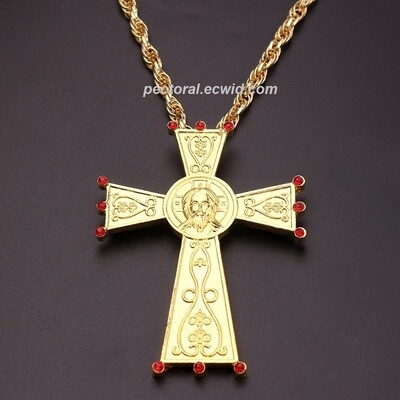 2019 Jesus Cross Pendant Necklace Religious Craft Icon Orthodox Catholic HipHop