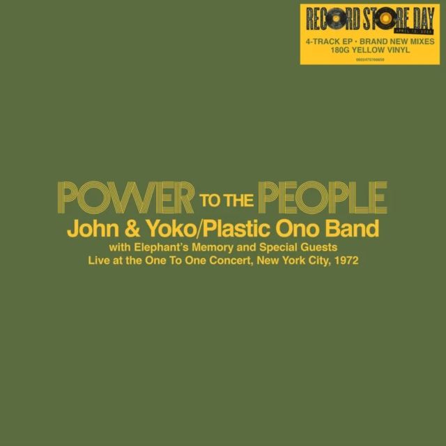 John & Yoko / Plastic Ono Band / Elephants Memory