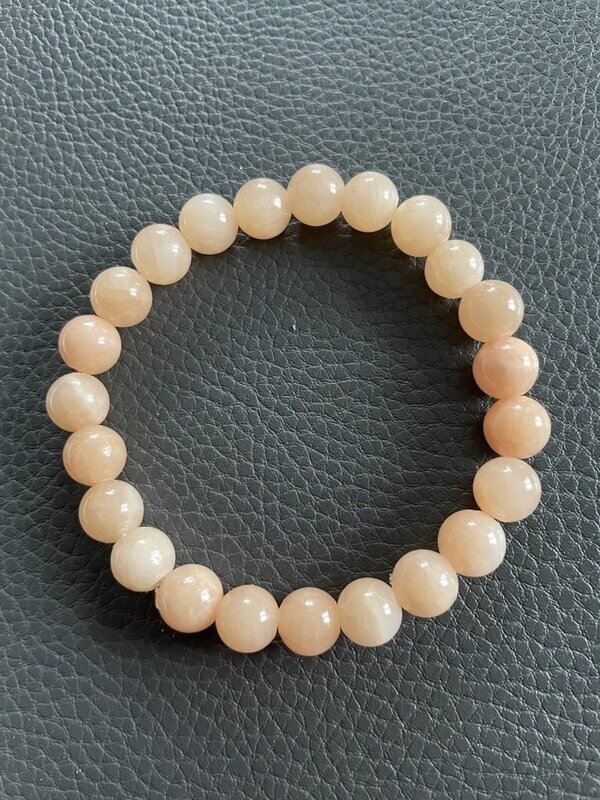 Armband Jade Pfirsich