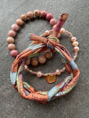 Sonderkombi PRESENT MAUVE mit Achatarmband und Süßwasserperle-Kombi-Armband Sonderkombi PRESENT MAUVE mit Achatarmband und Süßwasserperle-Kombi-Armband