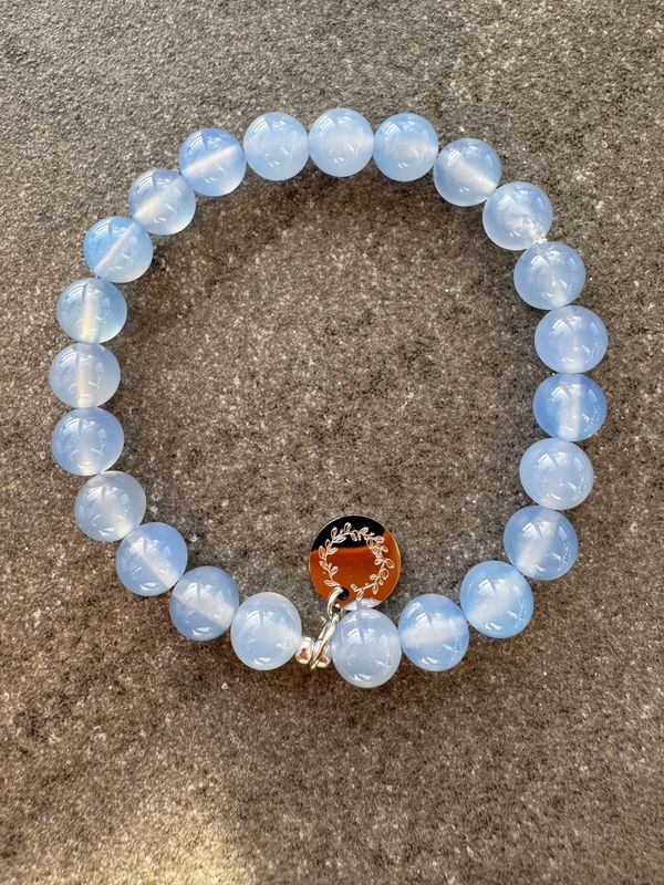 Armband Achat Hellblau klar