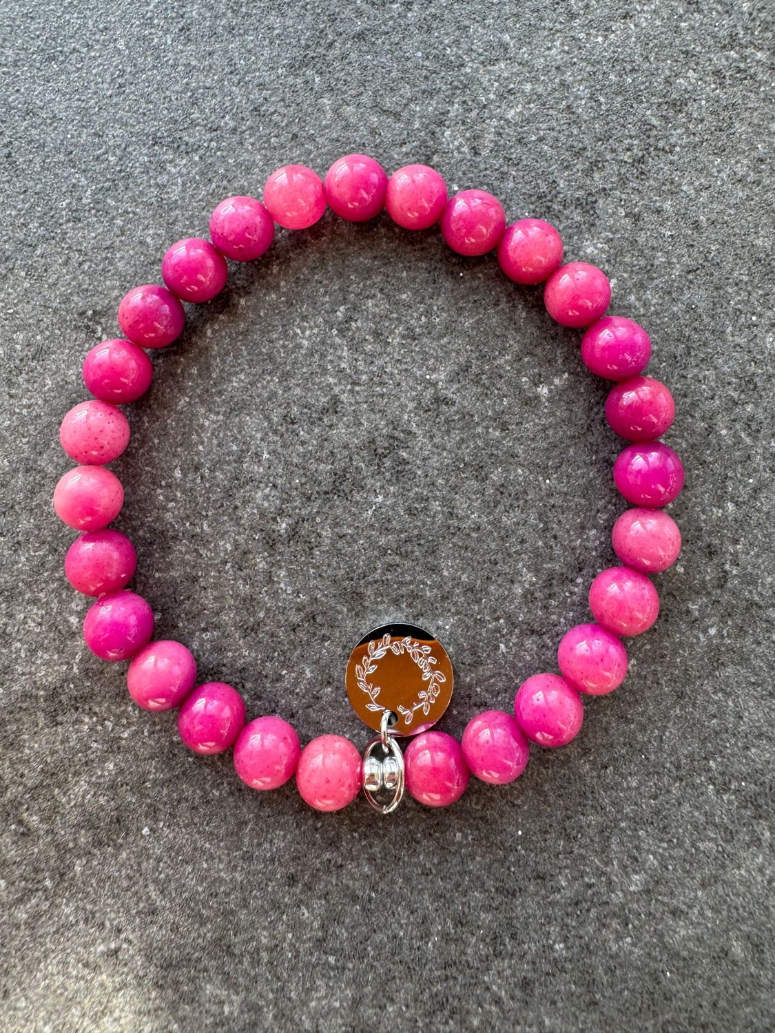 Armband Achat Pink