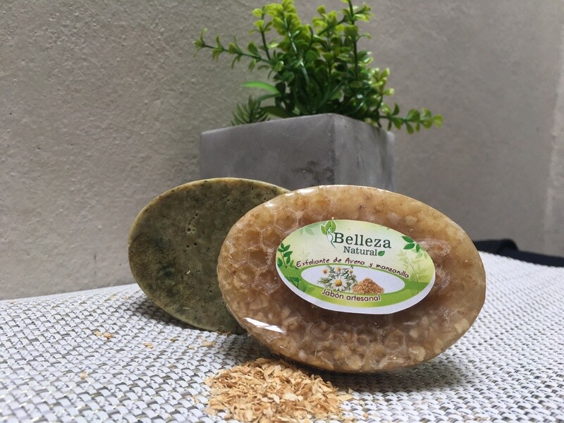 Exfoliante de avena y manzanilla