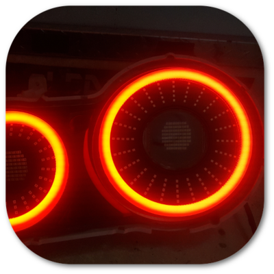 Nissan GTR-R35 Rear Tail Light ZLED Conversion