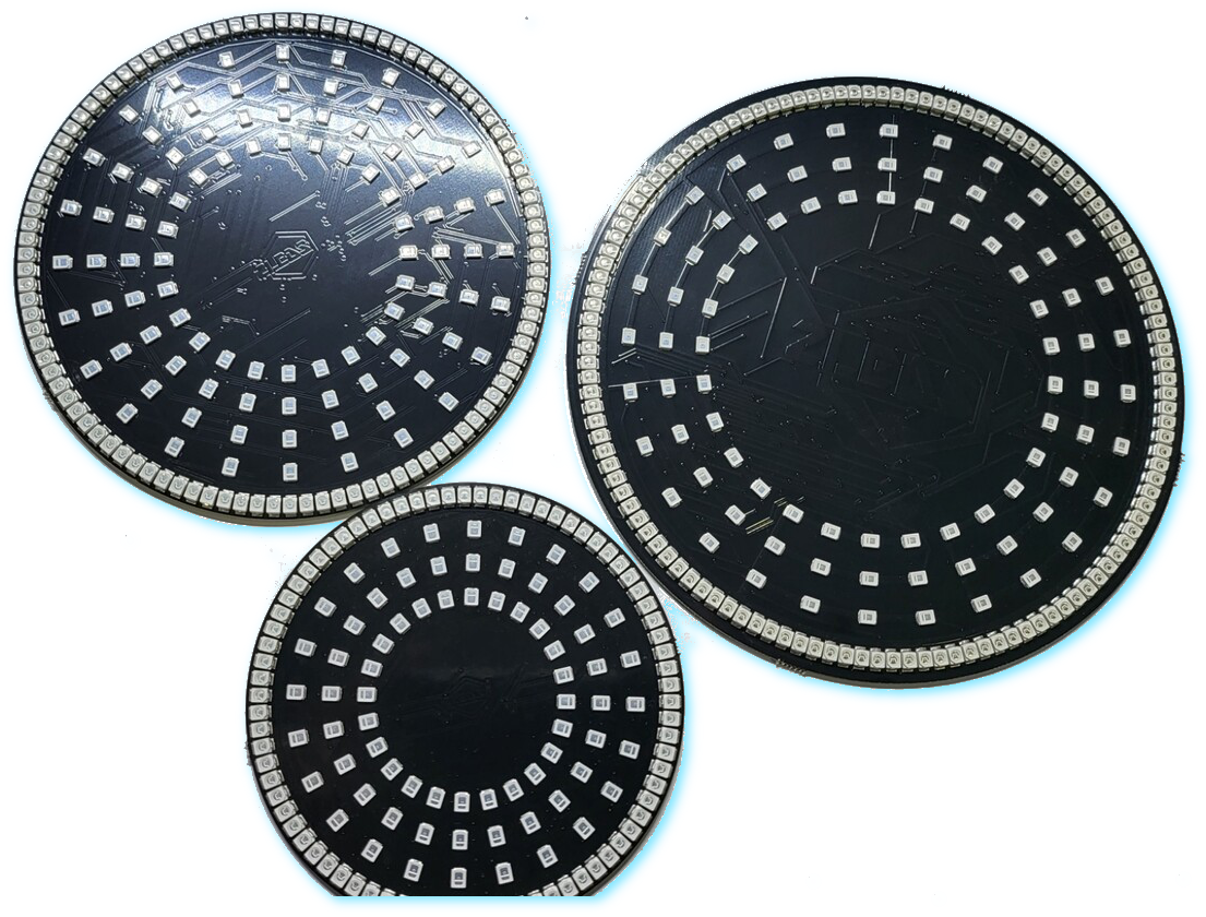 Universal Round Analog 12V Red LED Panels