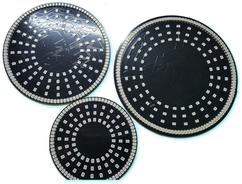 Universal Round Analog 12V Red LED Panels