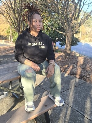 Mom AF. Hoodie